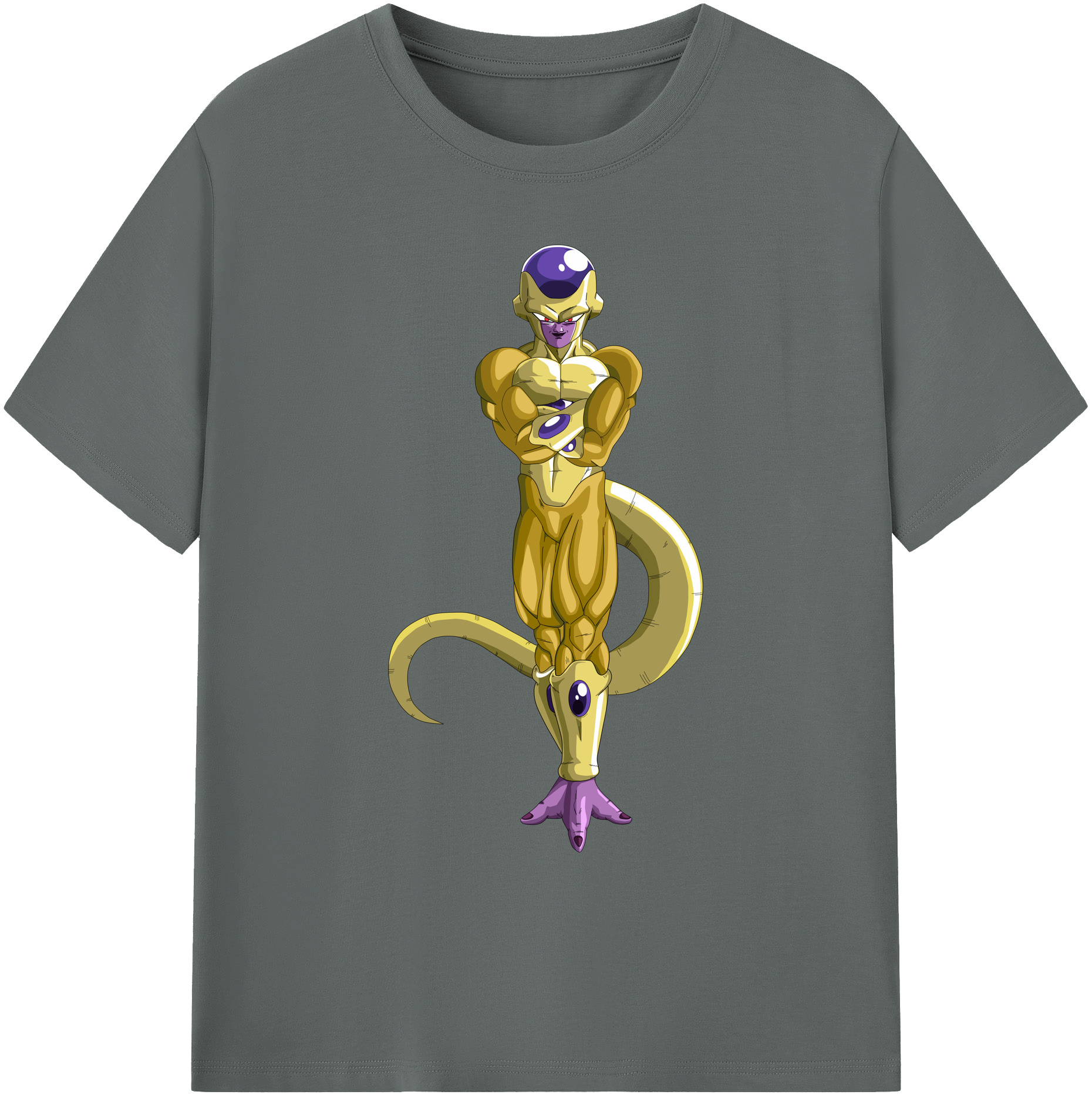 （画像用） ドラゴンボール フリーザ DRAGON BALL Frieza 綿100％ メンズ半袖Tシャツ｜肌触りやわらか＆通気性